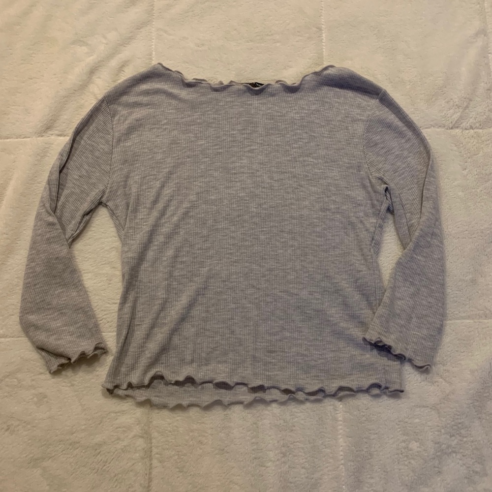 Brandy Melville ruffle top